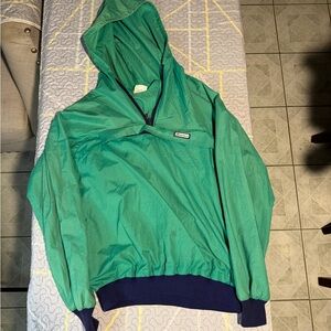 Helly Hansen Green Jacket with Navy Zipper